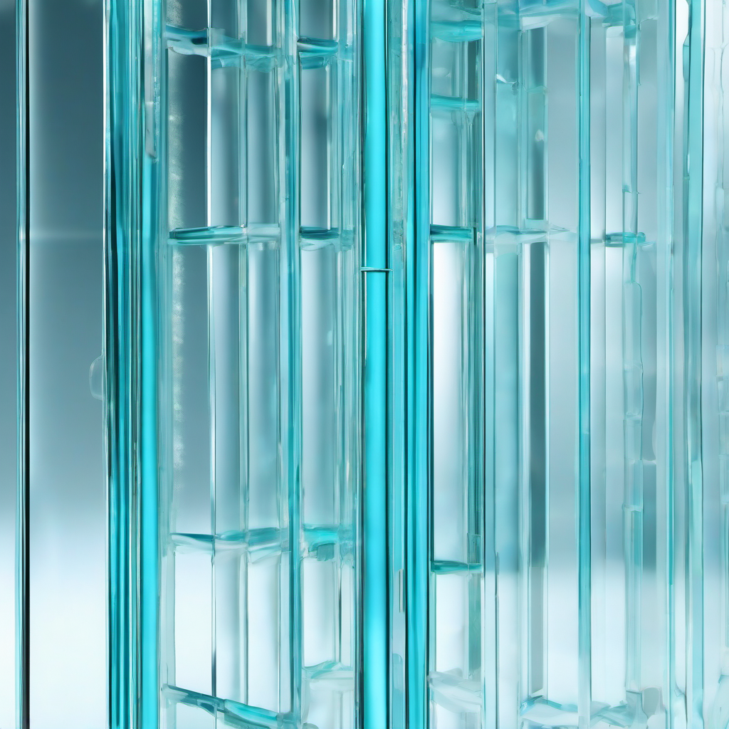 A wall of luminous glass terminal windows running builds in parallel
